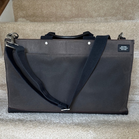Jack Spade Waxwear Briefcase - Picture 1 of 5